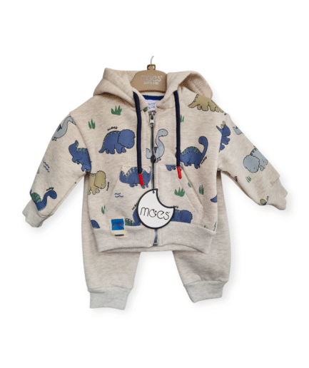 Костюмчик утеплений з динозавриками